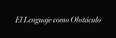 logo El Lenguaje Como Obstaculo